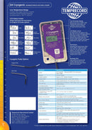 G4 Cryogenic data logger with 1m cable Temprecord