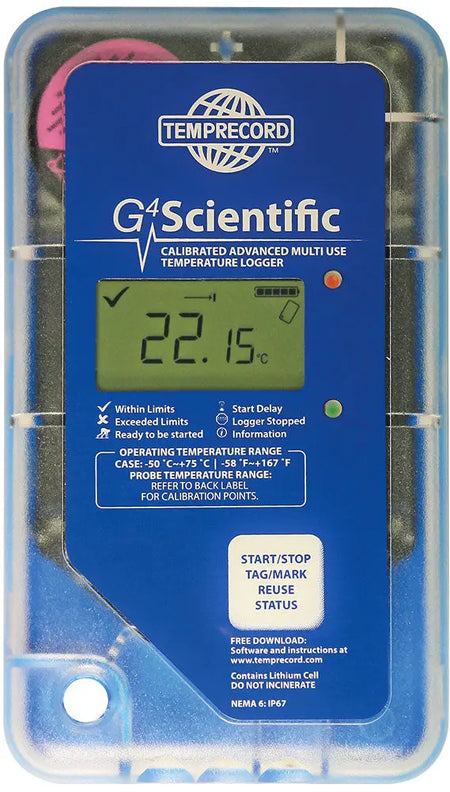 G4 Scientific data logger Temprecord